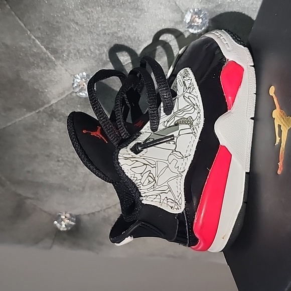 Nike jordan dub zero td l, red,white,black - Picture 6 of 6